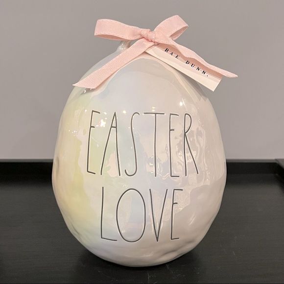 Rae Dunn Iridescent Ceramic Easter Egg--EASTER LOVE - Picture 16 of 16